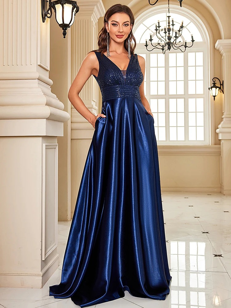 Robe De Princesse De Soirée Bleu Marine Robe De Princesse De Soirée Bleu Marine