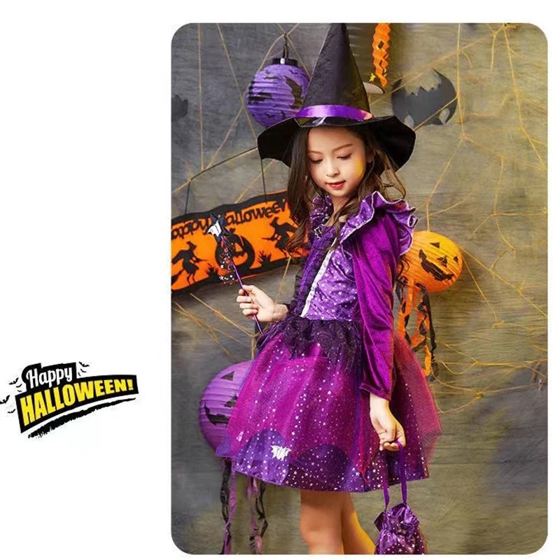 Robe De Princesse Fille Sorcière Robe De Princesse Fille Sorcière