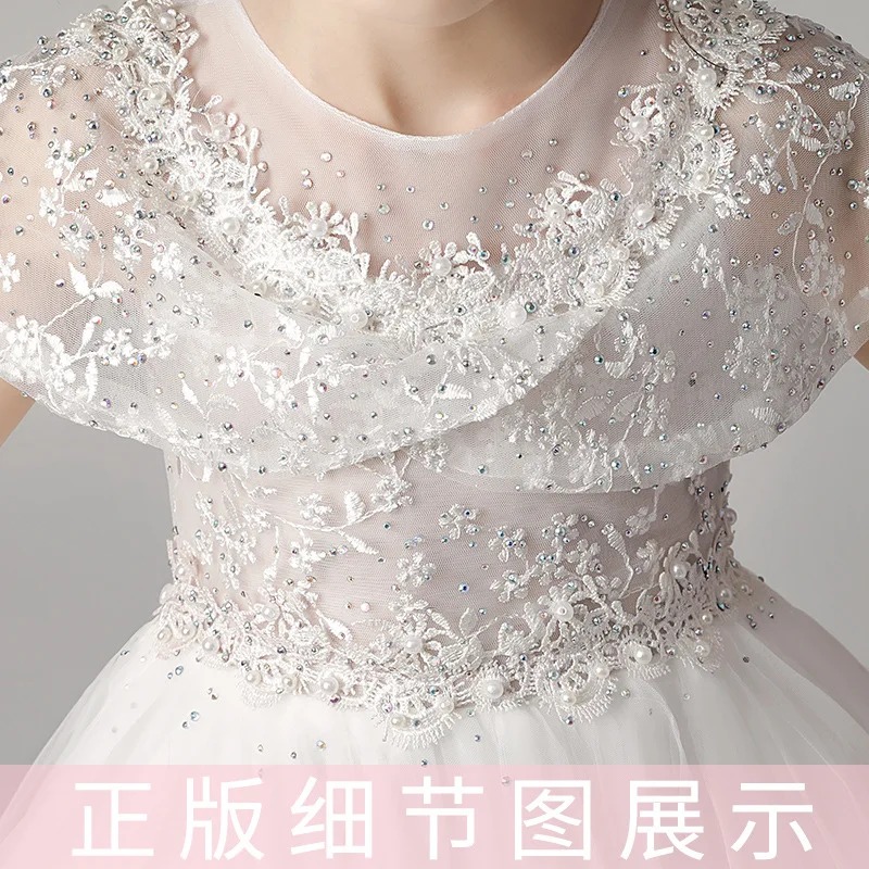 Robe De Princesse Longue Fille En Dentelle Robe De Princesse Longue Fille En Dentelle