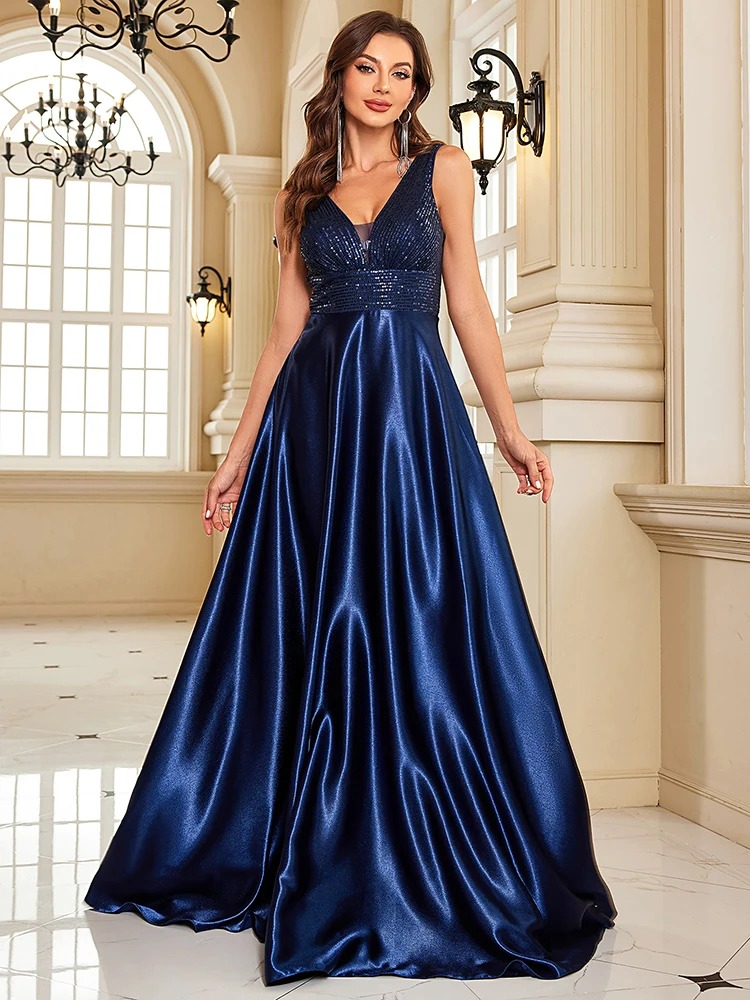 Robe De Princesse De Soirée Bleu Marine Robe De Princesse De Soirée Bleu Marine